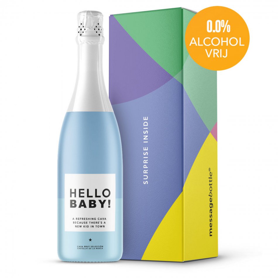 Hello Baby! Blauw Alcoholvrij