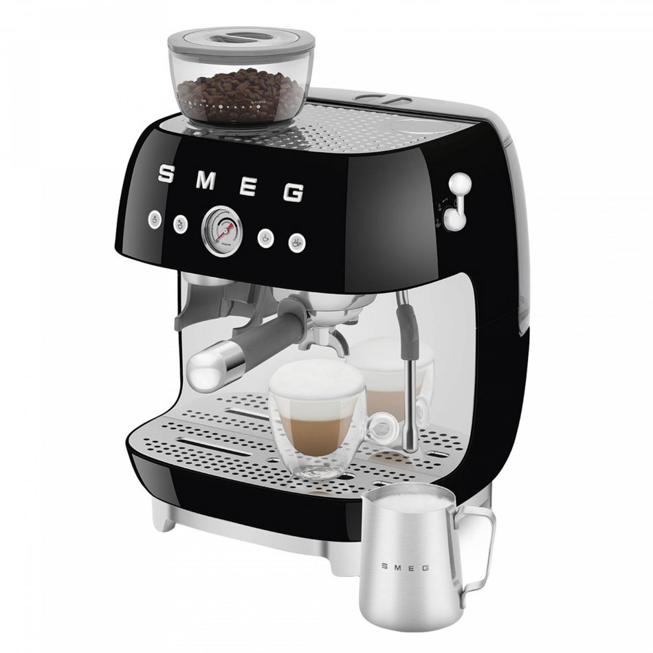 Espressomachine Met Bonenmaler Zwart