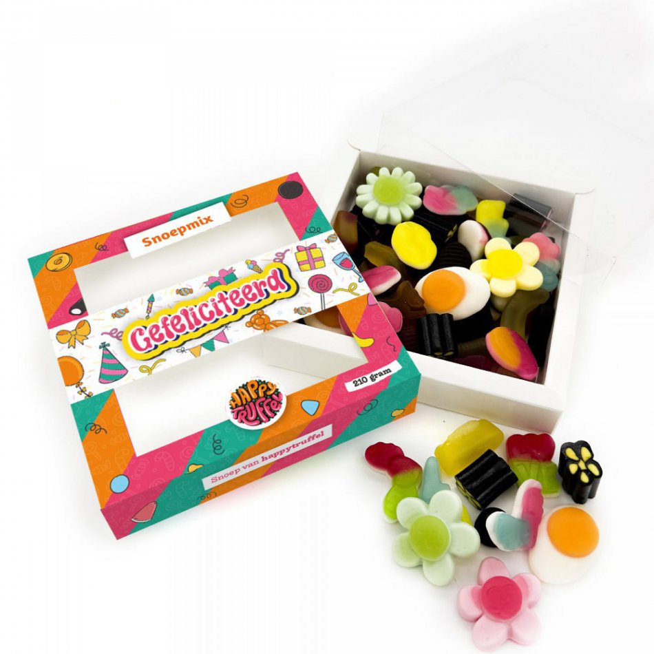 Snoeppakket Van harte gefeliciteerd