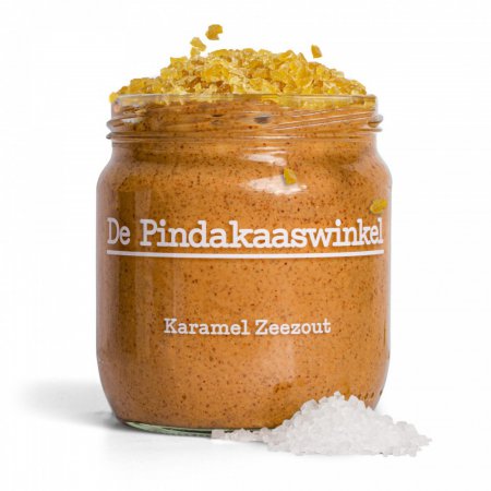 Pindakaas 420ml Karamel Zeezout